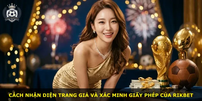 Cách nhận diện trang giả và xác minh giấy phép của Rikbet