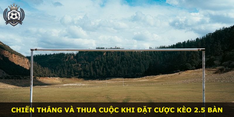 Chiến thắng và thua cuộc khi đặt cược kèo 2.5 bàn