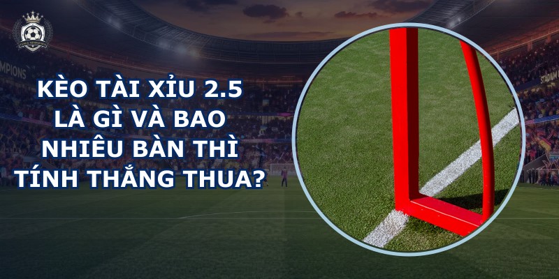 Kèo tài xỉu 2.5 là gì