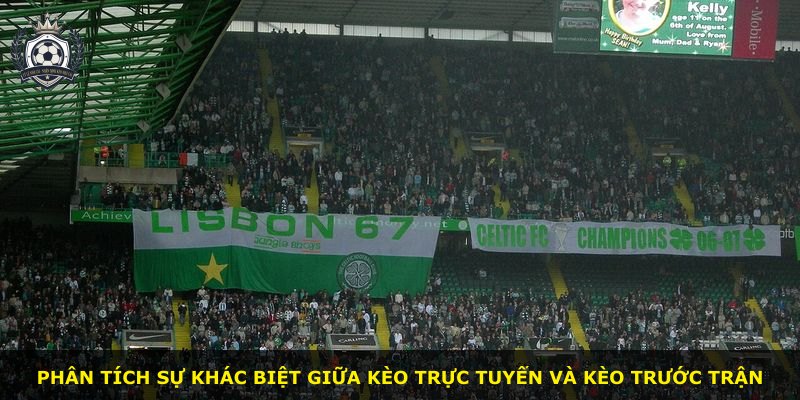Phân tích sự khác biệt giữa kèo trực tuyến và kèo trước trận