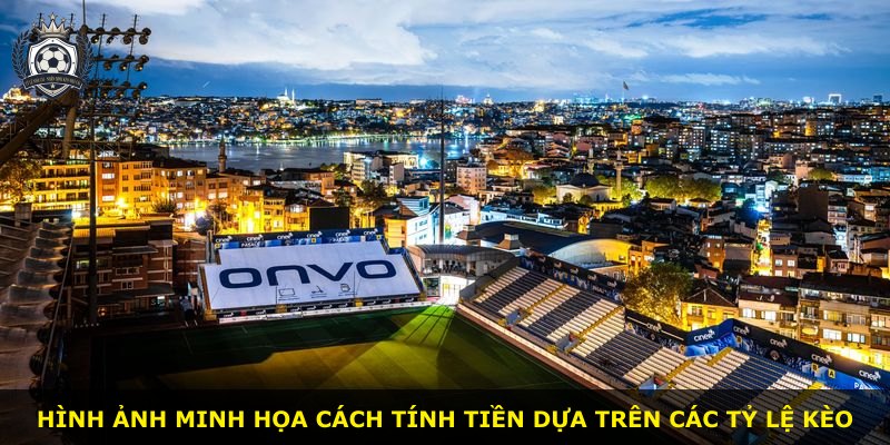 Hình ảnh minh họa cách tính tiền dựa trên các tỷ lệ kèo