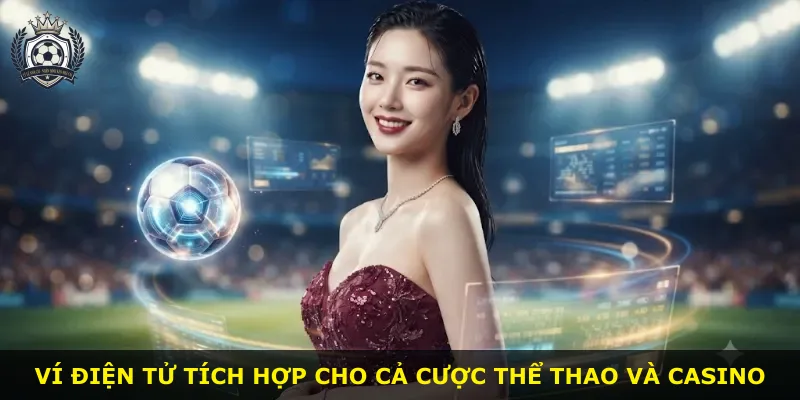 Ví điện tử tích hợp cho cả cược thể thao và casino